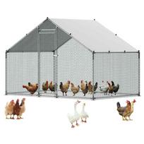 Metalinė vištidė VEVOR JD322, 1 durys, 3 × 2 × 2 m