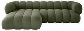 Kampinė sofa Cosmopolitan Design Koge Eden 12, žalia sp., kairinė, 165 x 270 cm x 70 cm