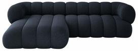 Kampinė sofa Cosmopolitan Design Koge Eden 16, navy blue sp., kairinė, 165 x 270 cm x 70 cm