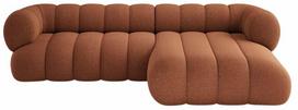 Kampinė sofa Cosmopolitan Design Koge Eden 10, brick red s., dešininė, 165 x 270 cm x 70 cm