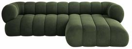 Kampinė sofa Cosmopolitan Design Koge Vogue 11, žalia sp., dešininė, 165 x 270 cm x 70 cm
