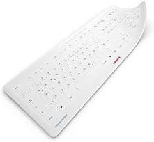 Klaviatūra Cherry Slipcover STREAM PROTECT MEMBRANE [DE] baltas 105 Tasten