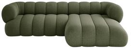 Kampinė sofa Cosmopolitan Design Koge Eden 12, žalia sp., dešininė, 165 x 270 cm x 70 cm