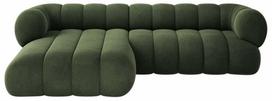 Kampinė sofa Cosmopolitan Design Koge Vogue 11, žalia sp., kairinė, 165 x 270 cm x 70 cm