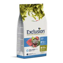 Exclusion Mono Protein Mediterraneo sausas pašaras mažų veislių šunims su tunu, S, 2 kg