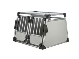TRIXIE dvigubas aliuminis transportavimo narvas M–L 93x64x88 cm