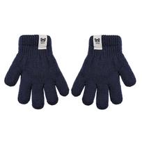 BeSNAZZY Dvigubos megztos pirštinės R-106DB-Navy/15 cm