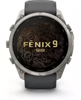 Išmanusis laikrodis Garmin fenix® 9 Pro – 51 mm, AMOLED, Titanium - Graphite Juodas