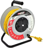 AW-Tools AWTOOLS BŪGNINIS ILGINTUVAS METAL PROFI MAX 40m 3×2,5mm GELTONAS 16A / 3680W / IP44