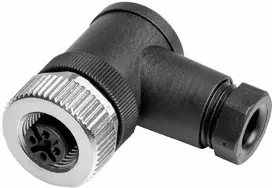 Weidmuller M12 lizdas 5pin, kampu, 4-6mm kabeliui, IP67