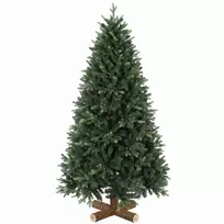 Dirbtinė kalėdinė eglutė su 2419 PE ir PVC šakelių galiukais ir atlenkiamomis šakomis, žalia, Ø 105 × 180 cm