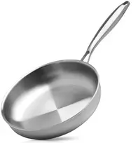 Keptuvė iš trijų sluoksnių nerūdijančio plieno, sidabrinė, Ø 24 cm