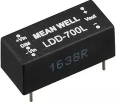 Srovės stabilizatorius DC/DC LED 9-36V:2-32V 500mA PWM valdomas uždaras, MEAN WELL