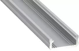 Profilis aliuminis anoduotas LED juostoms paviršinis, D, 2.02m LUMINES