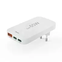 Hama 00125144 charger 65W GaN PD QC 2× USB-C 1× USB-A