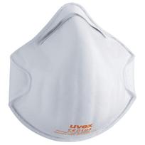 uvex silv-Air classic 2200 FFP2 respiratorius be vožtuvo, 3 vnt., baltas