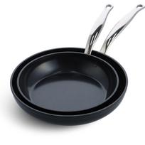 Keptuvių rinkinys GreenPan Barcelona Pro, 2 vnt., 24 ir 28 cm, Black