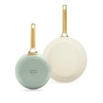 Keptuvių rinkinys GreenPan Padova Reserve 20 ir 26 cm, 2 vnt., mėtų žalia