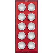 Marcato Ravioli Tablet raviolių gaminimo forma su kočėlu, raudona
