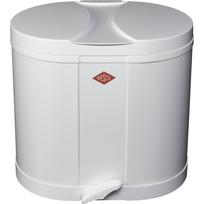 Wesco Eco-Double Bin rūšiavimo šiukšliadėžė su pedalu 2x 15 l, balta