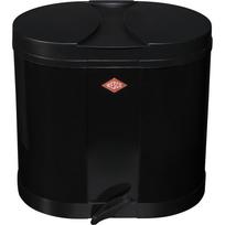 Rūšiavimo šiukšliadėžė Wesco Eco-Double Bin, 2x 15 l, su pedalu, juoda