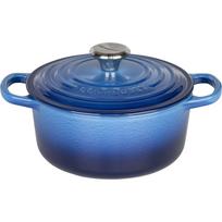 Ketaus puodas Le Creuset Signature apvalus 18 cm, 1,8 l, mėlynas