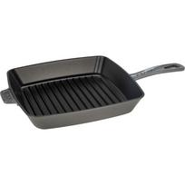 Staub ketaus grilio keptuvė 26 cm, indukcijai, grafito pilka