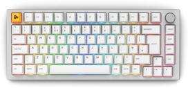 Klawiatura Glorious GMMK Pro mechaniczna klawiatura, 75% - Pre-built, ISO UK-Layout - White (GLO-GMMK-P75-FOX-ISO-W-UK) | GLO-GMMK-P75-FOX-ISO-W-UK | 810069975993
