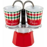 porcijas Bialetti Set Mini Express trójkolorowy w kratkę (0007405) | 0007405 | 8006363102582