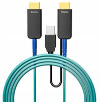 Kabel Techly HDMI 2.1 8K60Hz 50m aktywny optyczny 48Gbps Pure Fiber (TLY_623813) | TLY_623813 | 8058956623813
