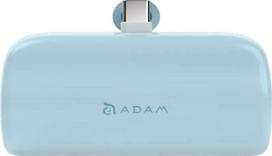 Adam Elements Gravity P5C Pocket Power Bank 5000 mAh, Blue | AEAPBADGVP5CBL | 4710343473855