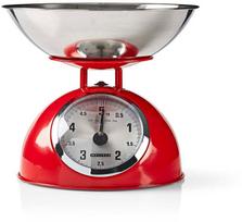 Waga kuchenna Melissa Silver, Red blat owalny waga kuchenna mechaniczna (16310239) | 16310239 | 8711902090168