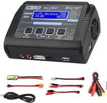 1 vnt. HTRC RC LiPo įkroviklis, balansuojantis 150W 10A 1-6S AC/DC C150, skirtas NiCd Li-Ion Life NiMH LiHV PB Smart Battery (juodas)