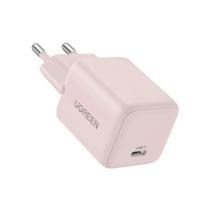 Įkroviklis - Ugreen X512 20W GaN USB-C sieninis adapteris rožinis