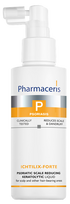 PHARMACERIS P Ichtilix-Forte tirpstantis psoriazės tirpalas – keratolitinė priemonė pleiskanoms ir pleiskanojimui mažinti, 125 ml