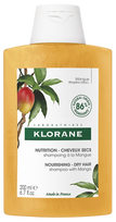 Klorane šampūnas su mangais – maitinantis plaukų priežiūros produktas, 200 ml