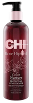 CHI Color Nurture plaukų kondicionierius su erškėtuogių aliejumi, 340 ml