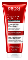 VICHY Dercos Collagen Filler 17 plaukų kondicionierius su intensyviu atkuriamuoju poveikiu, 200 ml
