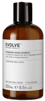 EVOLVE Superfood Shine ekologiškas šampūnas suteikiantis plaukams žvilgesio, 250 ml