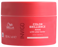WELLA PROFESSIONALS Invigo Color Brilliance kaukė ploniems ir normaliems plaukams, 150 ml