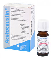 Tirpalas ACETOCAUSTIN, 0,5 ml