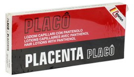 12 ampulių PLACENTA 10 ml plaukų augimui