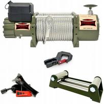 Gervė DRAGON WINCH DWT 18000 HD, 24V, 8,2 t, 30 m plieninis lynas, traktoriui