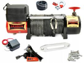Elektrinis gervė WINCH DRAGON DWM 13000 HD S, 6 t, 24V, su sintetiniu lynu