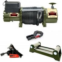 Gervė sunkvežimiui DRAGON WINCH DWT 18000 HD-S, 24V, 21 m sintetinis lynas, 8,2 t