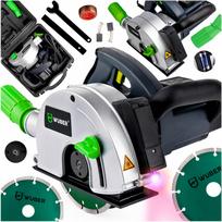 Betono freza 3100W su lazeriu ir 2 diskais