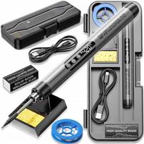 Belaidis lituoklis su stovu, 420°C, USB-C