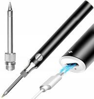 Belaidis lituoklis su temperatūros reguliavimu, USB-C, nešiojamas