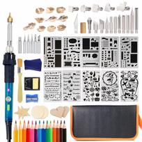 Litavimo ir graviravimo rinkinys HOTAIR WEP 60W, medžio deginimo dcs3kit5