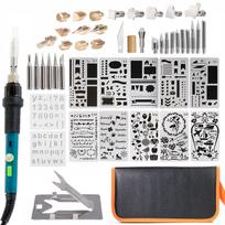 Lituoklis ir medžio deginimo rinkinys WEP 60W, 49 dalių, dcs3kit6